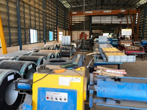 โรงงานผลิตหลังคาเมทัลชีท สมุทรสาคร